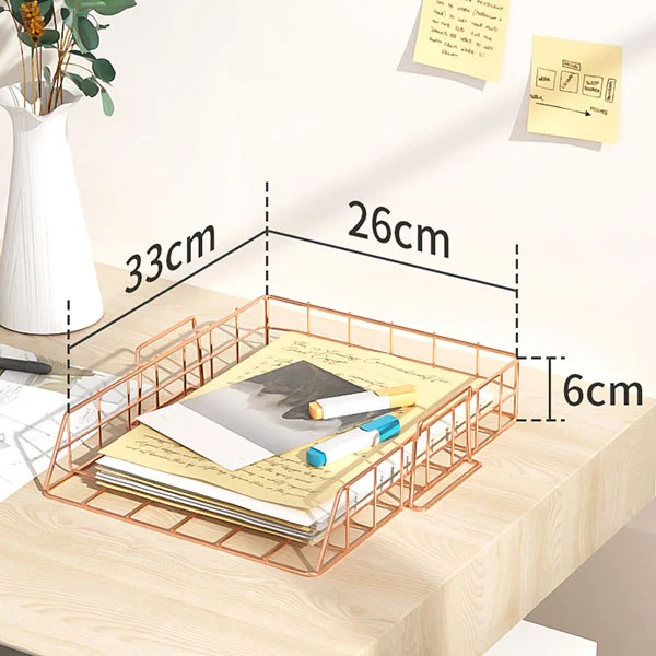 Metal Tray File Storage Rack